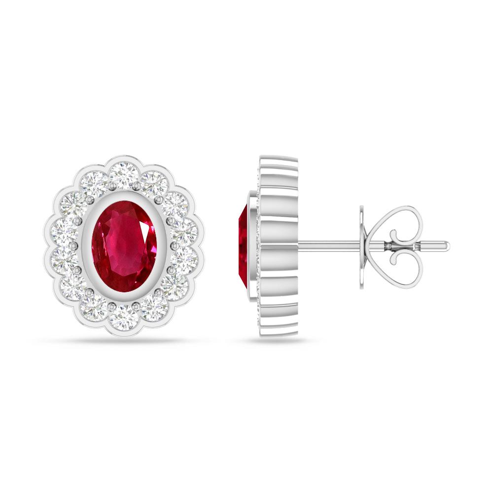 White Gold - Ruby